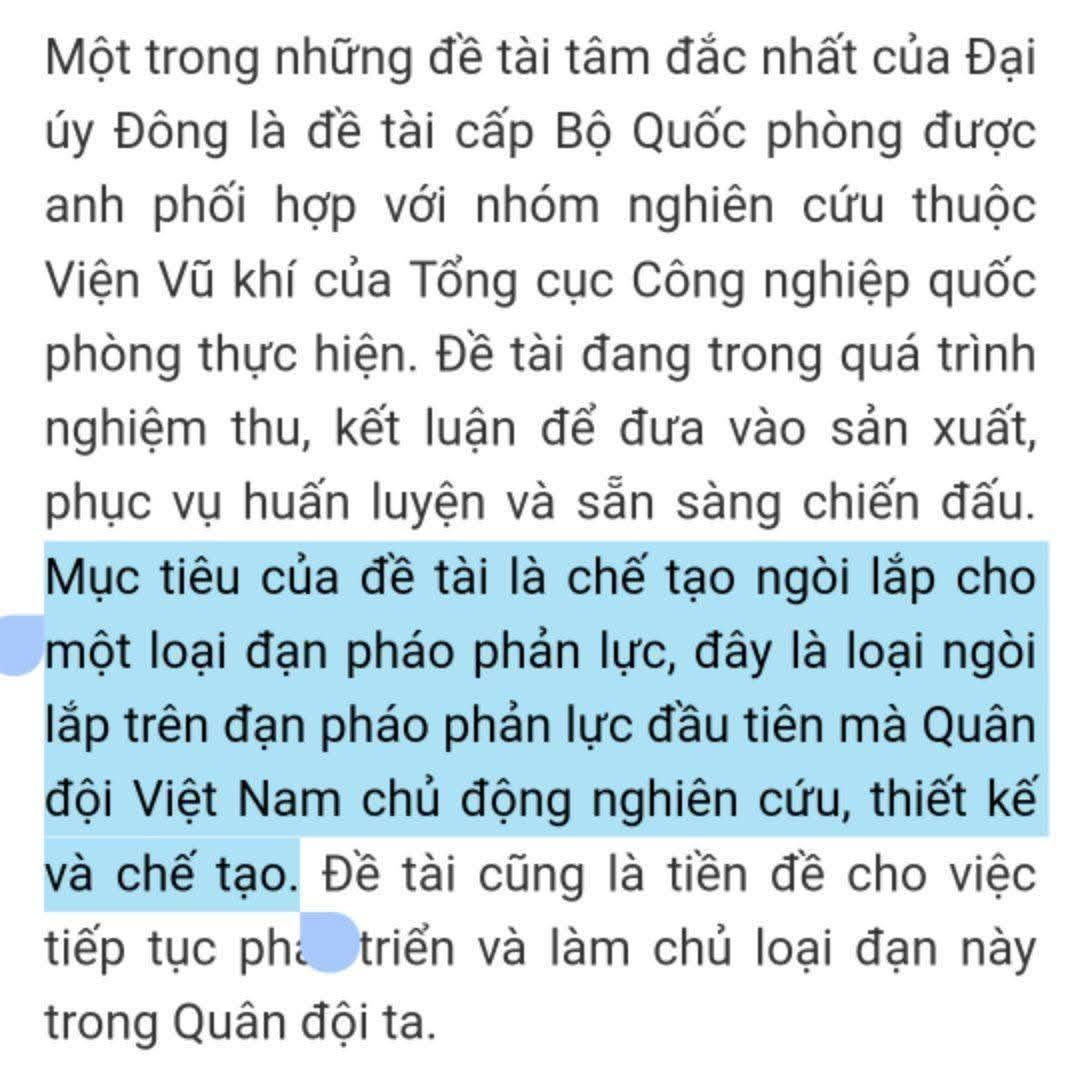 Quân đội Việt Nam nghiên cứu chế tạo ngòi lắp cho đạn pháo phản lực 1 556717492 813358624547537 3171994567465604391 n