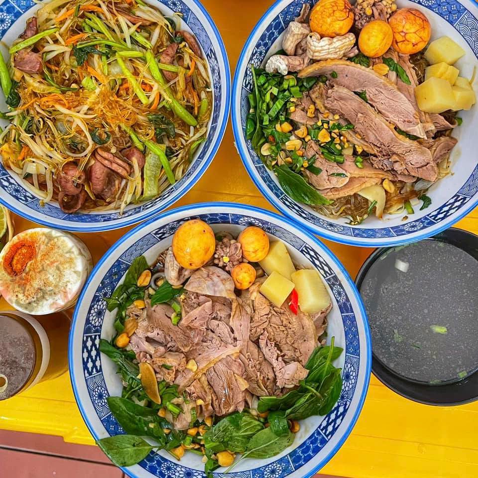 Bún ngan trộn
