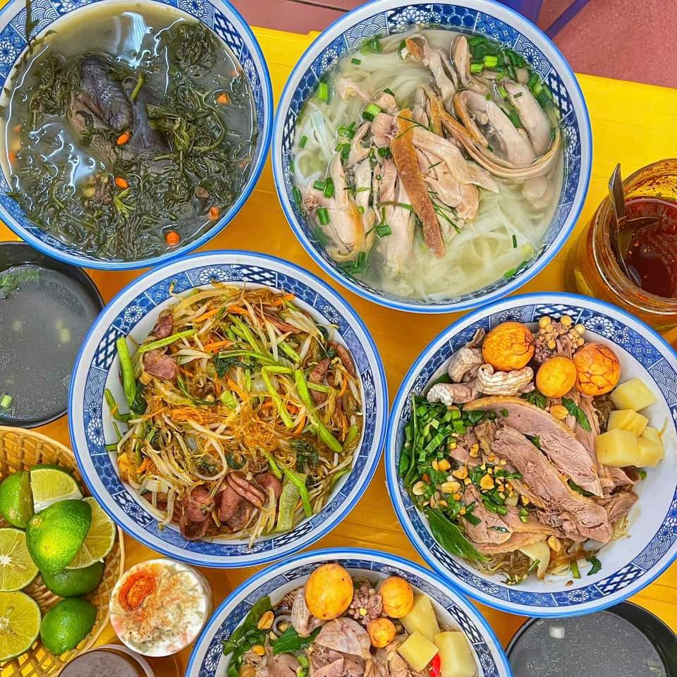 Bún ngan trộn
