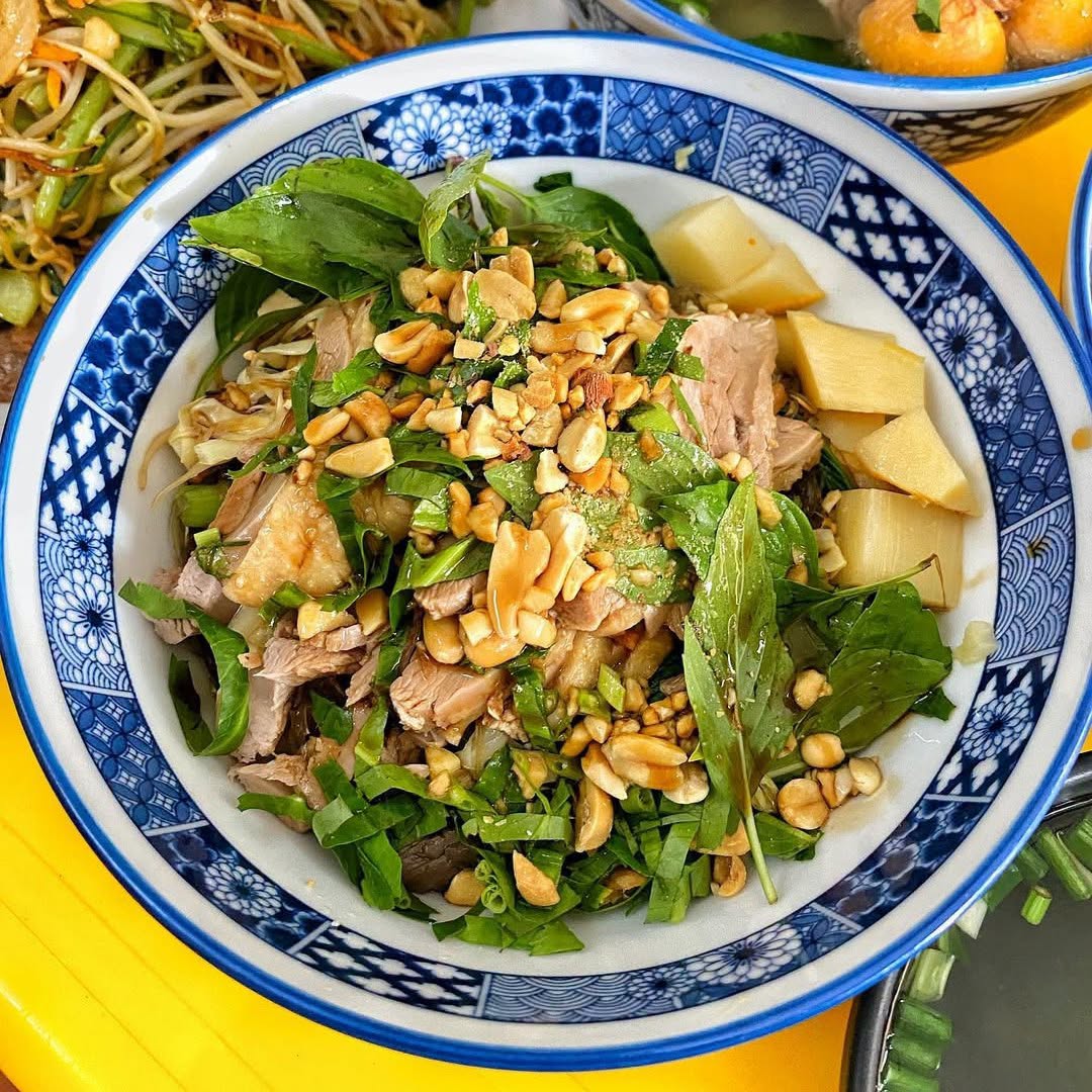 Bún ngan trộn