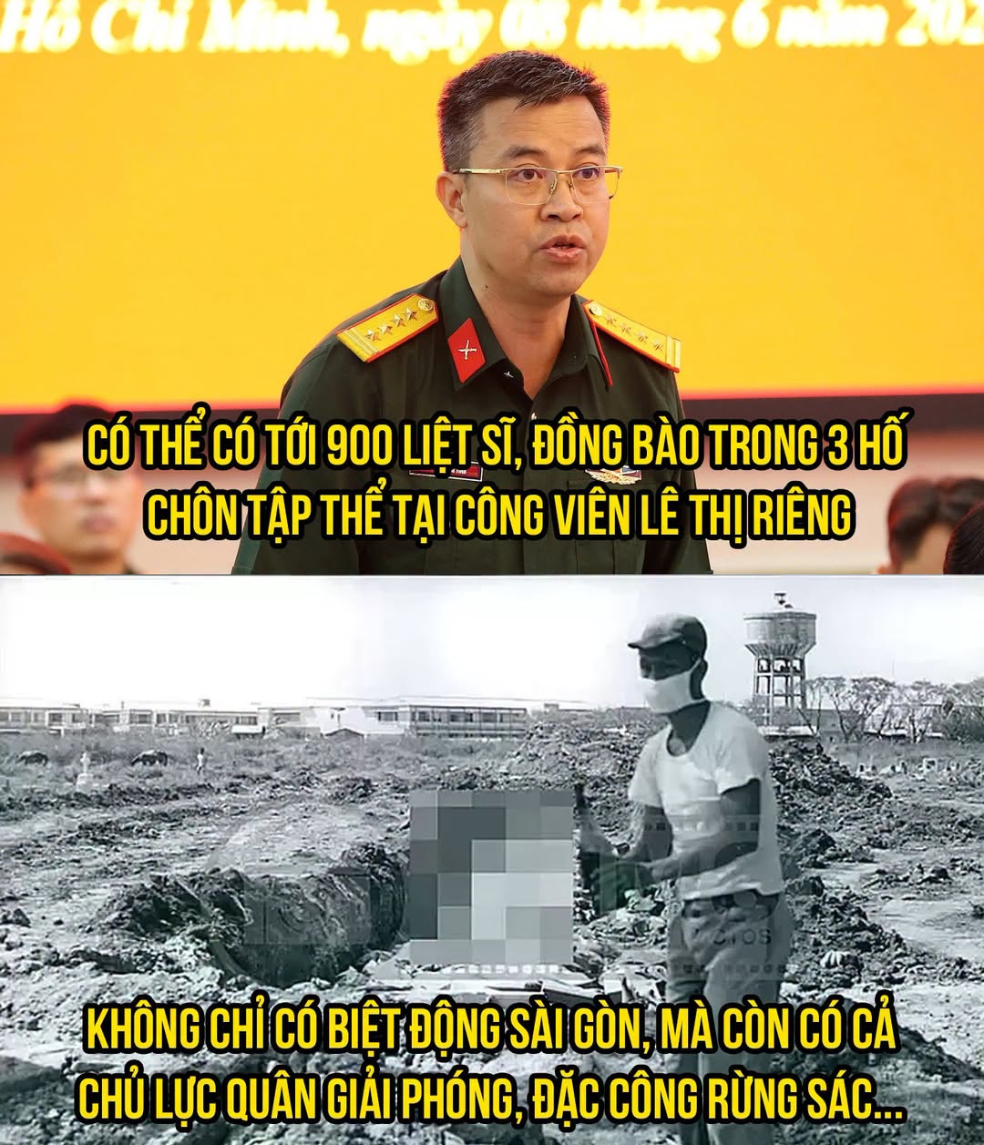 Công bố số lượng hài cốt liệt sĩ tại công viên Lê Thị Riêng lên tới khoảng 900 thi thể 1 718816743 2005419700343499 2109417422115495361 n