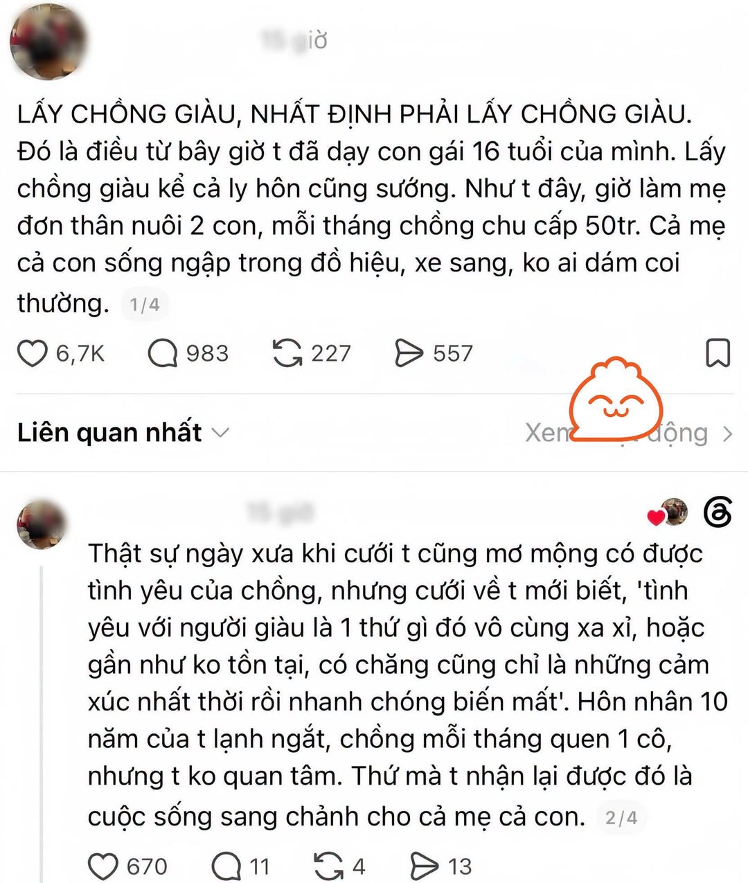 Quan điểm dạy con về việc lấy chồng giàu thu hút ý kiến trái chiều 1 718816990 2169138463884052 6915476736291042374 n