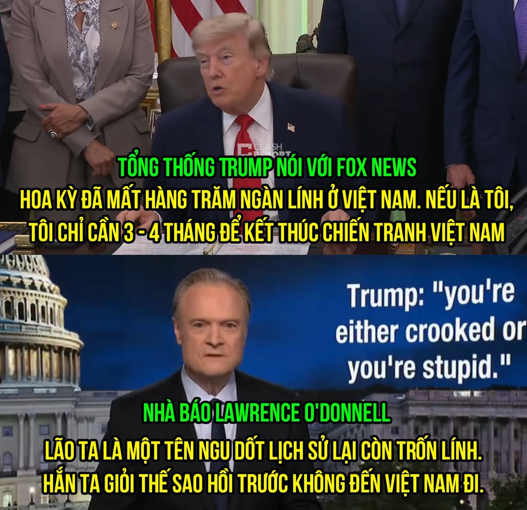 Tổng thống Trump đưa ra nhận định về chiến tranh Việt Nam và phản ứng từ giới phân tích Mỹ 1 721997706 1721125945575749 4733806225081003107 n