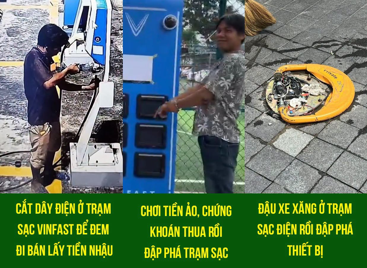 Tình trạng phá hoại trạm sạc xe điện của doanh nghiệp trong nước 1 723154533 1453847169900945 1184625402220215955 n